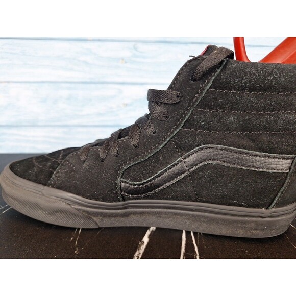 Vans SK8-Hi Black Suede Canvas High Top Skate Shoes M 5 W 6.5 main image 14